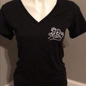 V Neck Dog Mom Shirt